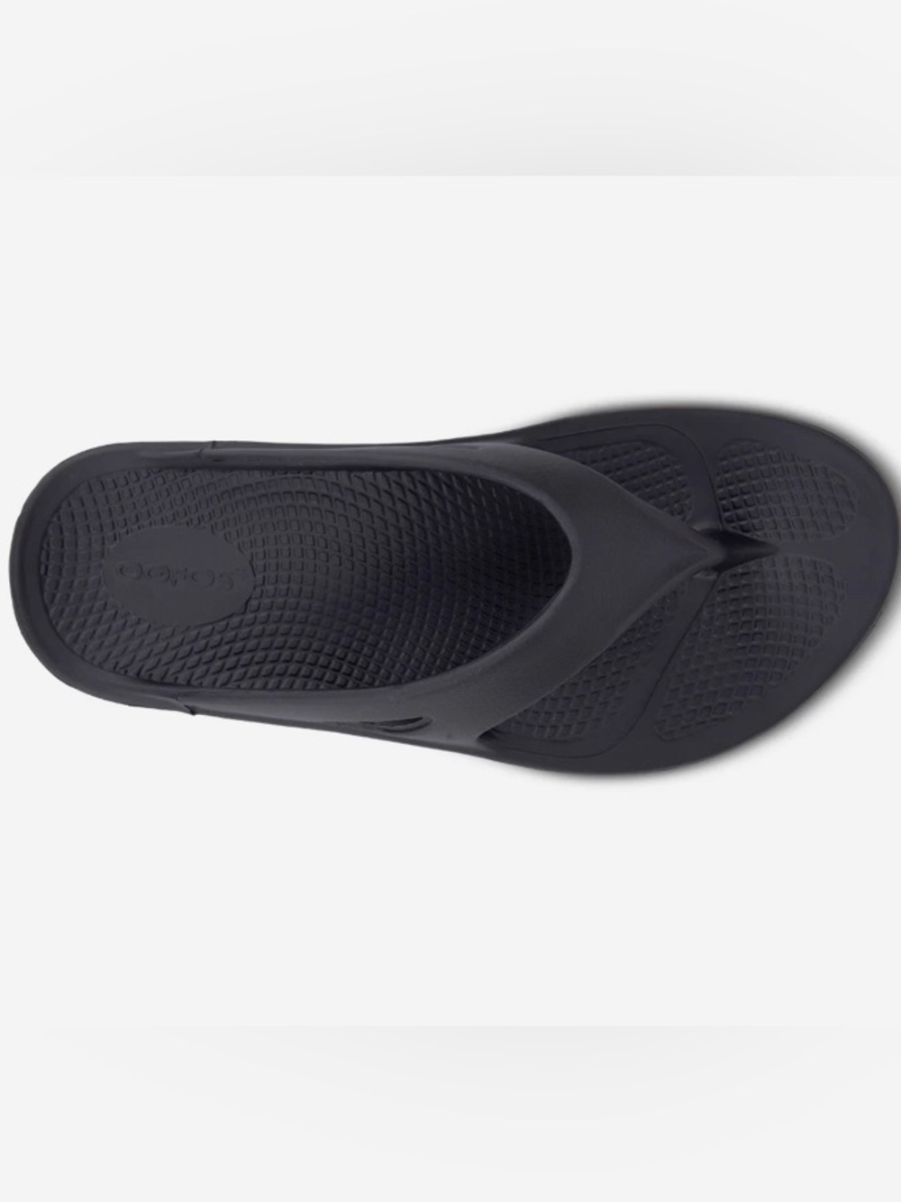 OOFOS WOMEN OOriginal Flip Sandal in Black - Picture 4 of 5